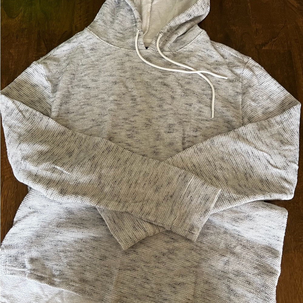 Original Use Gray Crewneck Sweater Soft Cotton-Blend